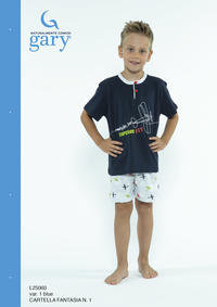 BOY'S PAJAMA M/M L25060 Tellini S.r.l. Wholesale Clothing